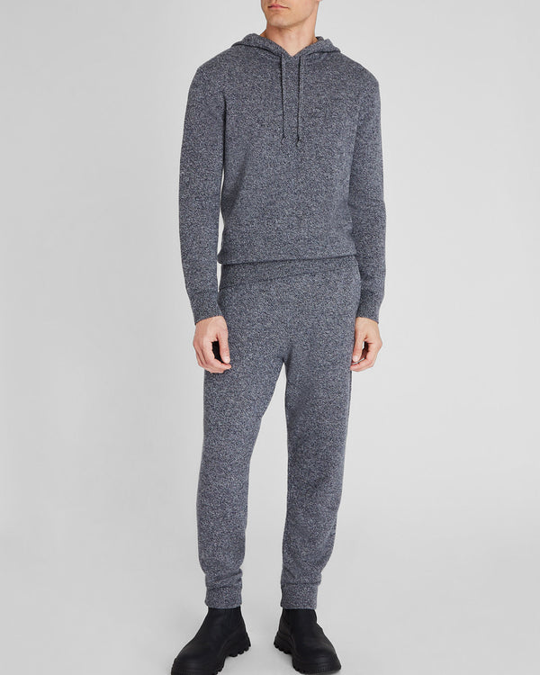 Club Monaco Wool Cashmere Blend Pullover Hoodie Black