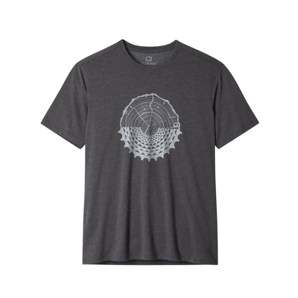 Club Ride Men's Bamboo Tee Blue Night Bull