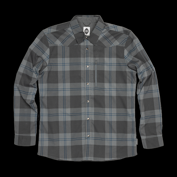 Club Ride Men's Griffin Flannel Shady Grey Pond