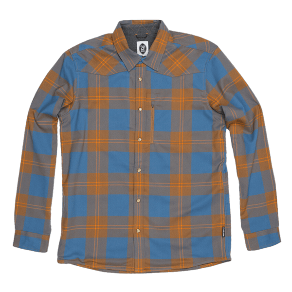 club ride Men's Griffin Flannel Shady Grey Pond