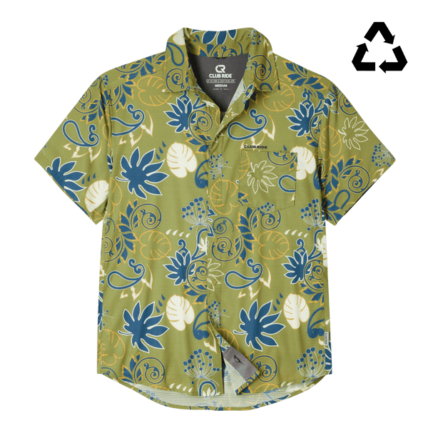 club ride Men's Motive Shirt Mosstone