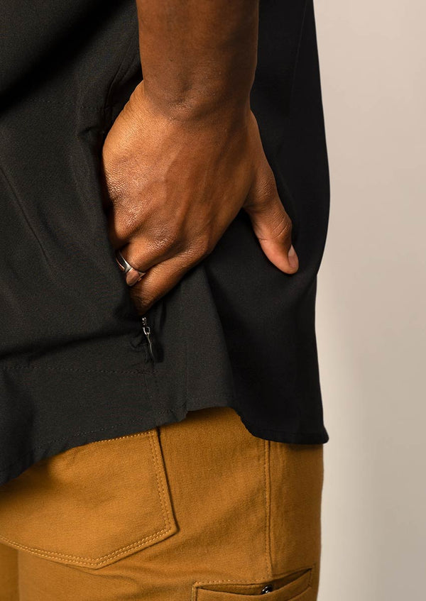 Club Ride Men's Protocol Shirt Black