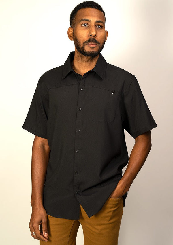 Club Ride Men's Protocol Shirt Black