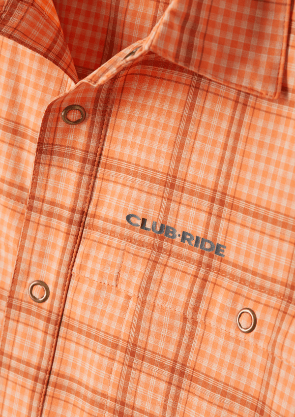 Club Ride Men's Quest Long Shirt Orange Spice