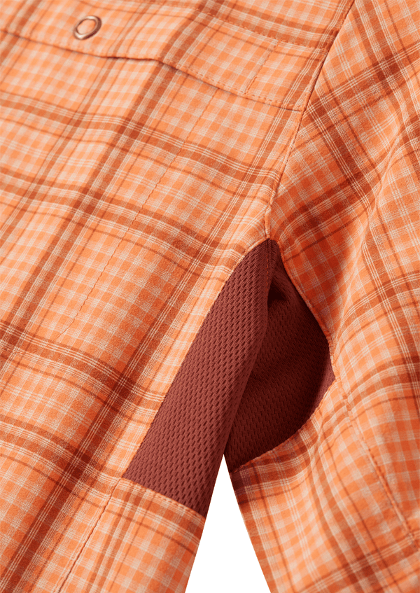 Club Ride Men's Quest Long Shirt Orange Spice