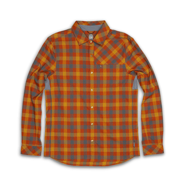 club ride Men's Shaka Flannel Ultimate Curry