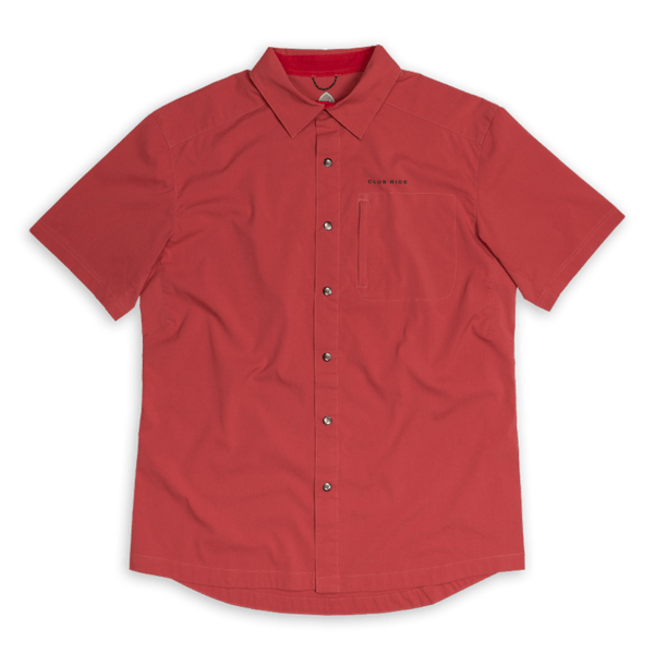 club ride Men's Transit Shirt Mineral Red
