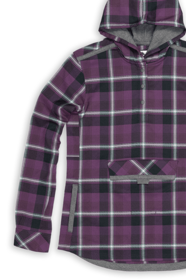 Club Ride Women's Pop Over Hoody Blackened Purple
