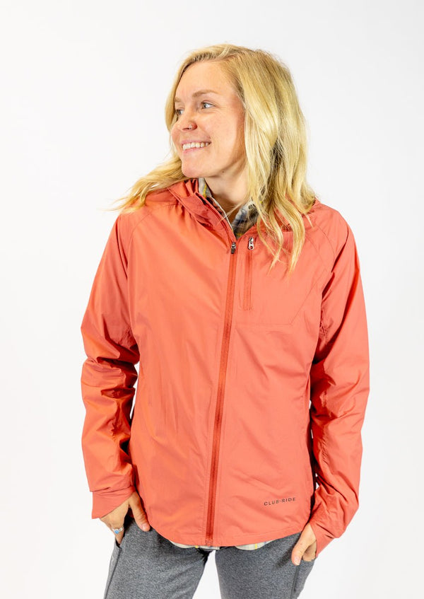Club Ride Women's X-Wind Jacket Mineral Red