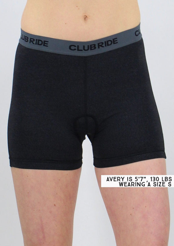 Club Ride Women's June Chamois 3" | Lightweight Lavender Grey