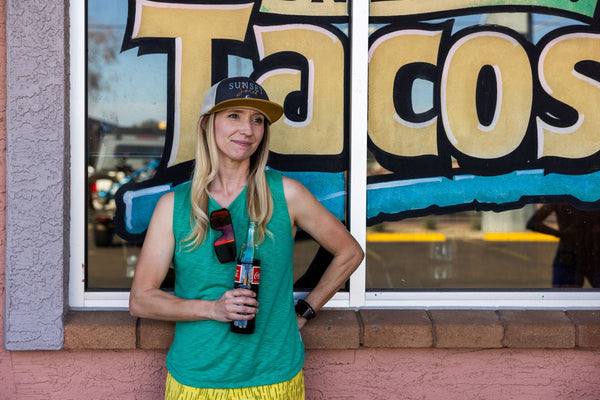 Club Ride Women's Sleeveless In Seattle Tank Faded Denim