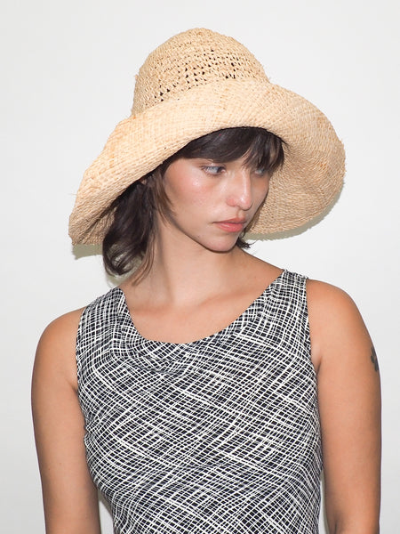 clyde Biscuit Hat in Natural