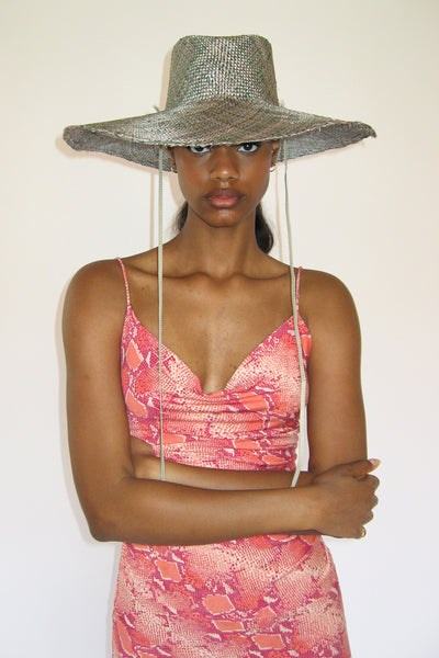 Clyde Dai Hat W. Tie In Olivine