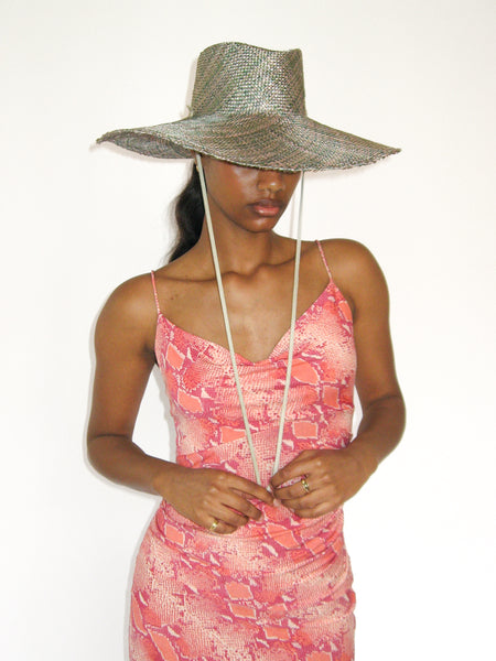 clyde Dai Hat w. Tie in Olivine