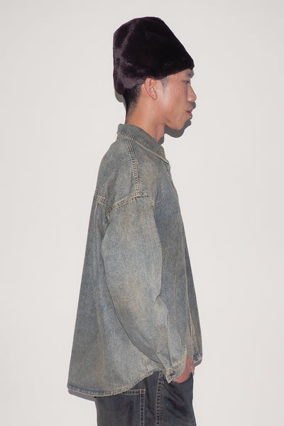 Clyde Faux Fur Toque In Mink