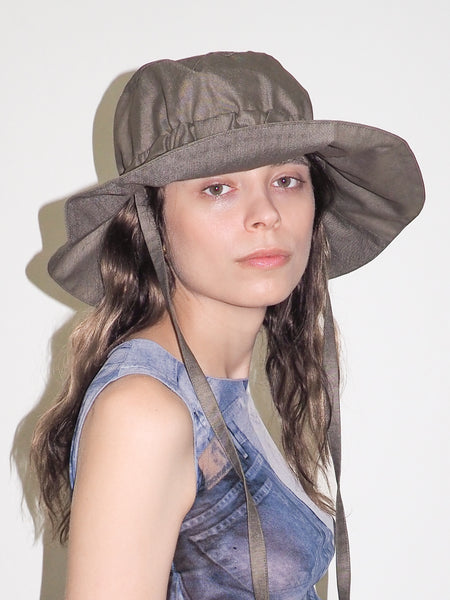 clyde Forza Hat in Olive Denim