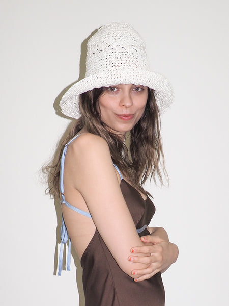 Clyde Lace Bell Hat In Cloud