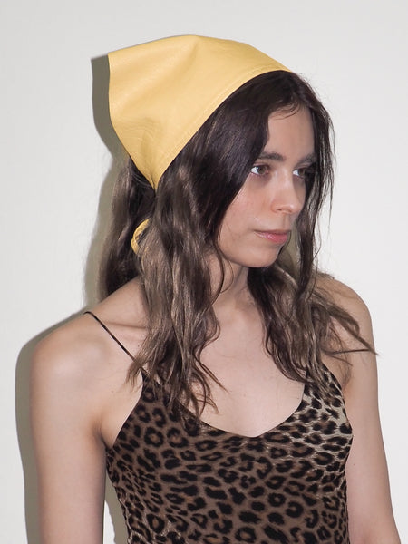 Clyde Lambskin Handkerchief In Butter