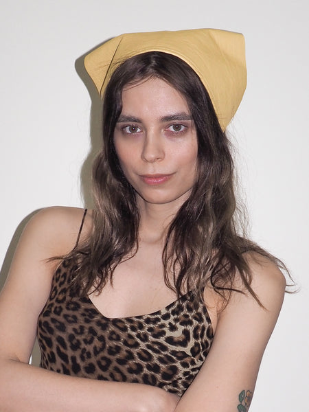 clyde Lambskin Handkerchief in Butter