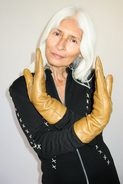 Clyde Raw Seam Classic Gloves In Caramel