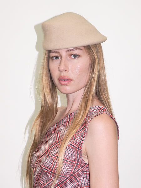 Clyde Sazy Hat In Camel Wool