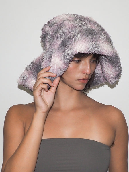 Clyde Collina Strada X Clyde Mala Hat In Lavender Plaid