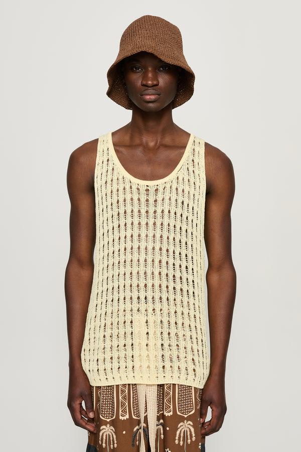 cmmn swdn Davit Tank Ecru Cream