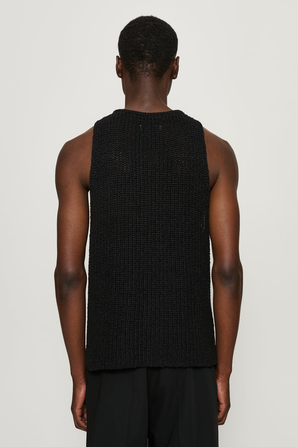 Cmmn Swdn Eli Tape Knit Tank Black