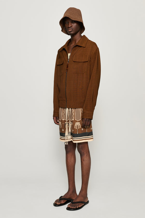 Cmmn Swdn Isola Blouson Jacket Brown