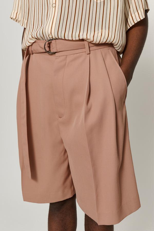 Cmmn Swdn Marshall Pleated Shorts Dusty Pink
