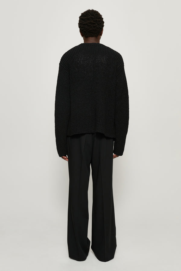 Cmmn Swdn Omari Double Pleated Trousers Black