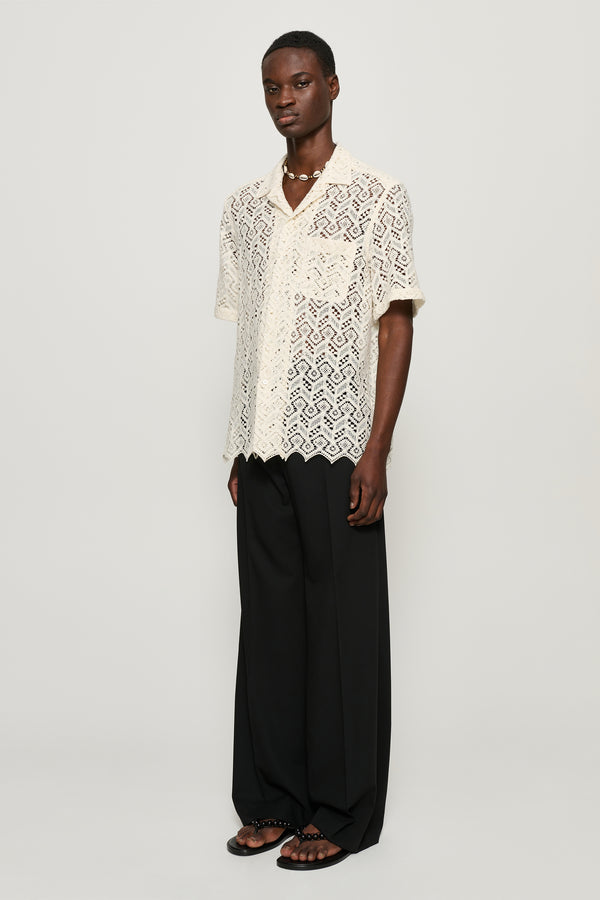 Cmmn Swdn Otto Wide Leg Trousers Black