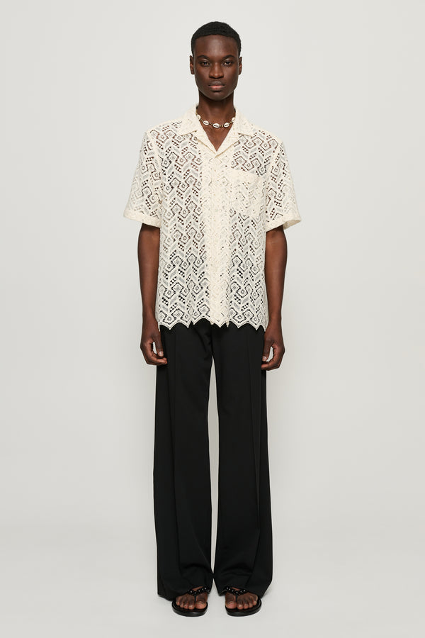 cmmn swdn Otto Wide Leg Trousers Black