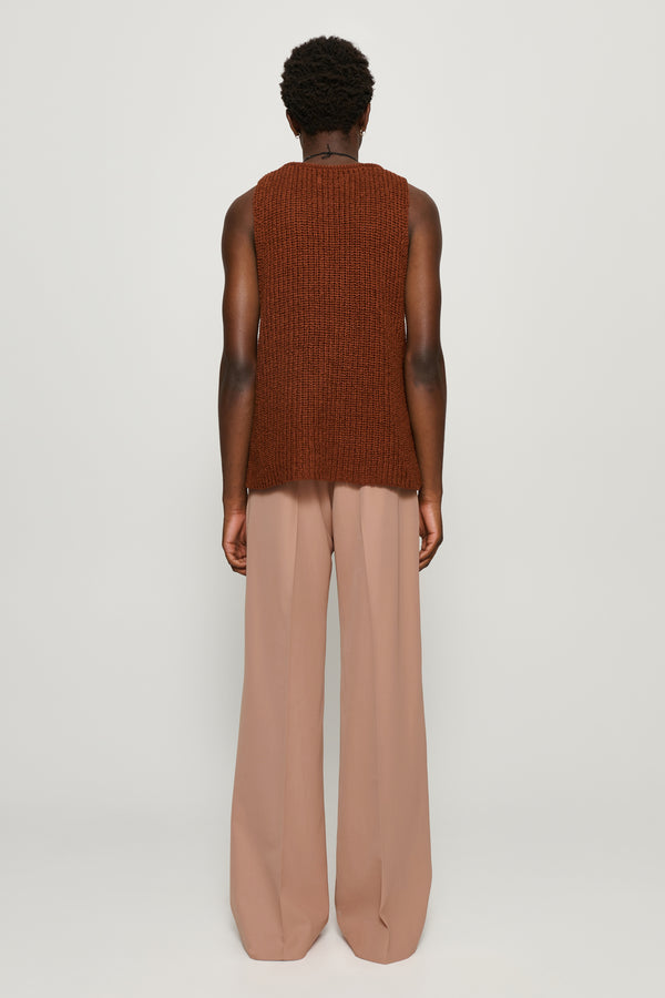 Cmmn Swdn Otto Wide Leg Trousers Dusty Pink