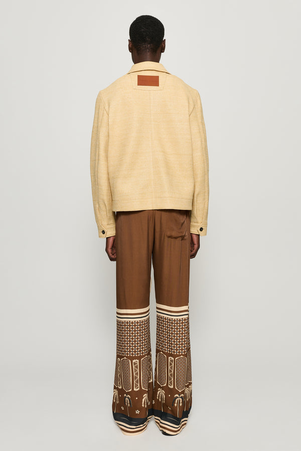 Cmmn Swdn Shelby Raffia Jacket Natural