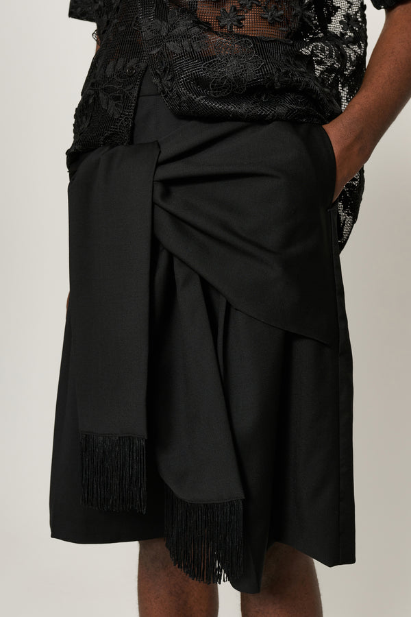 Cmmn Swdn Tailor Knot Shorts Black