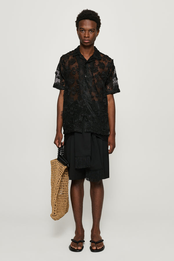 cmmn swdn Tailor Knot Shorts Black