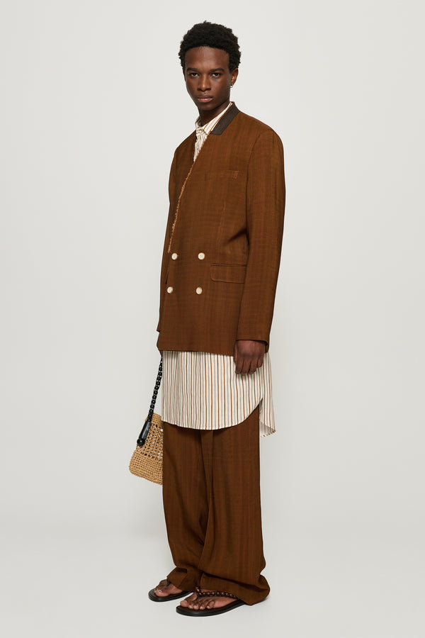 Cmmn Swdn Vinny Blazer Brown Brown
