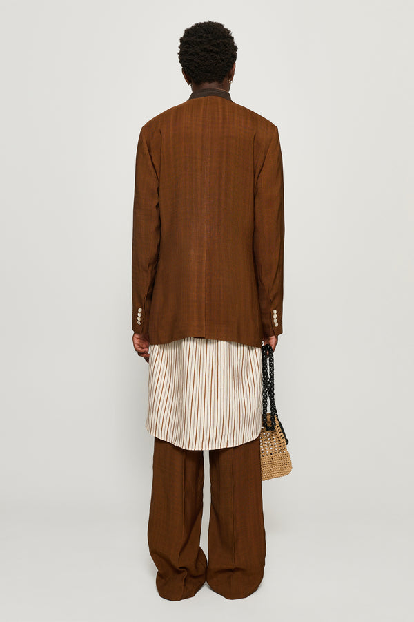Cmmn Swdn Vinny Blazer Brown Brown