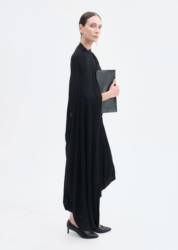 Co Asymmetric Dress In Viscose Jersey Black