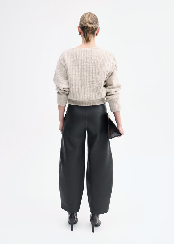 Co Batwing Sweater In Silk Cashmere Arctic