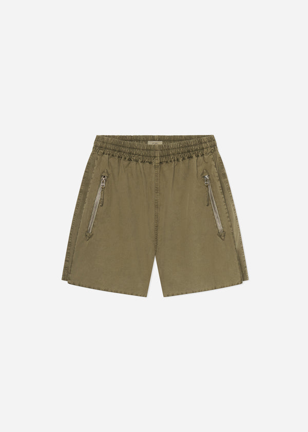 Co Combat Short In Cotton Twill Olive