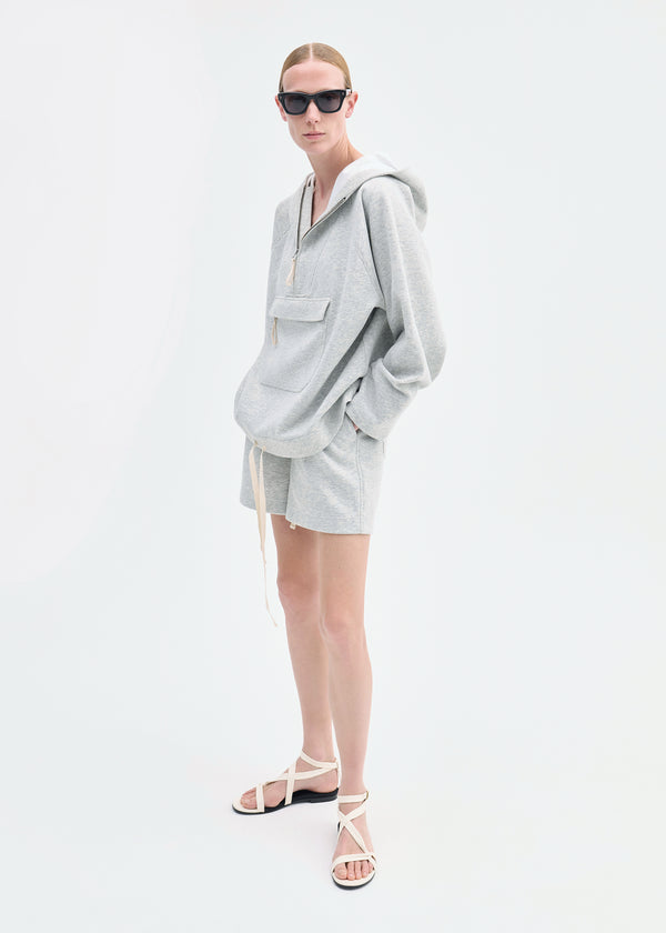 co Combat Short in Scuba Jersey Heather Grey