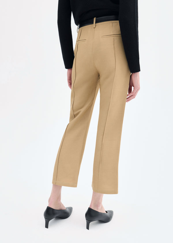 Co Cropped Flared Pant Camel