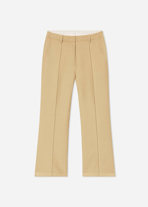 Co Cropped Flared Pant Camel
