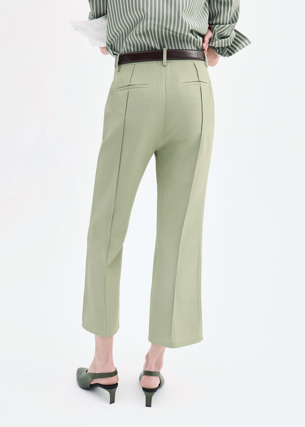 Co Cropped Flared Pant Tea