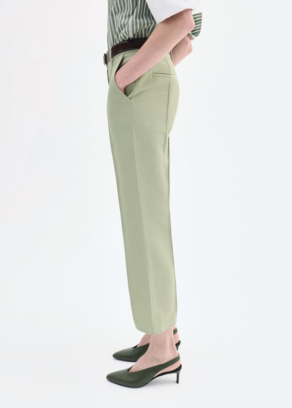 Co Cropped Flared Pant Tea
