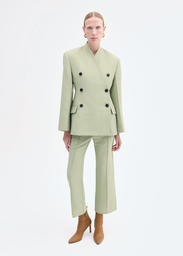 co Cropped Flared Pant Tea