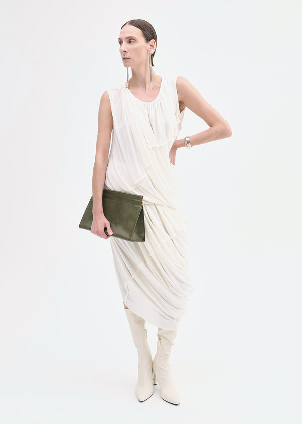 Co Draped Top In Viscose Jersey Ivory