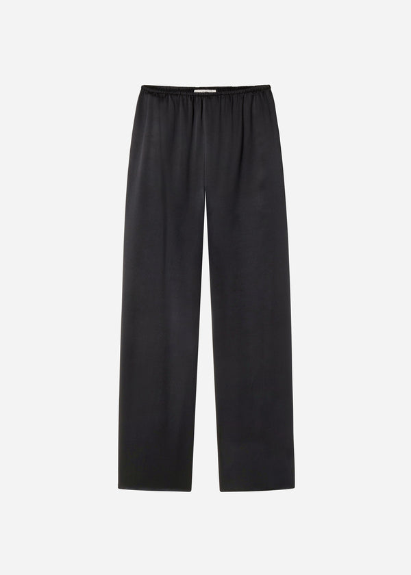 Co Elastic Waist Pant In Silk Black